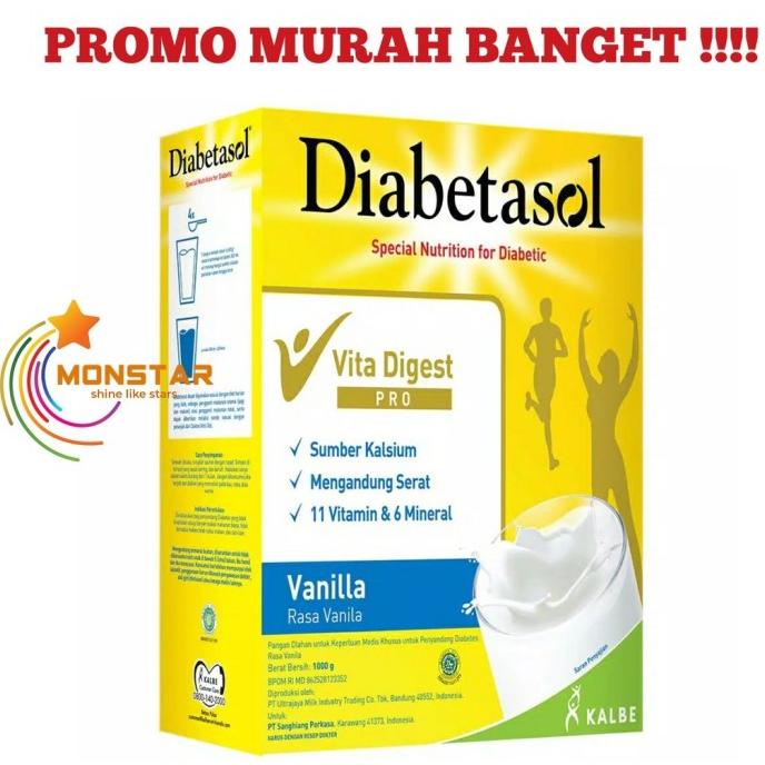 

Susu Diabetasol 1000 gr 1kg /600gr Cappucino Vanila coklat