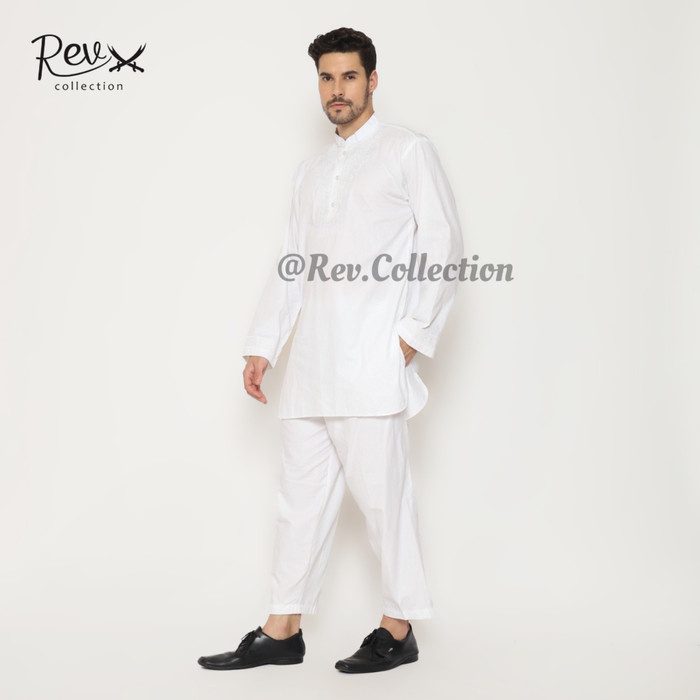 setelan pakistan dewasa putih baju koko setelan