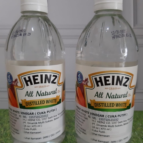 

Heinz Distilled White Vinegar / Cuka Puith 473Ml