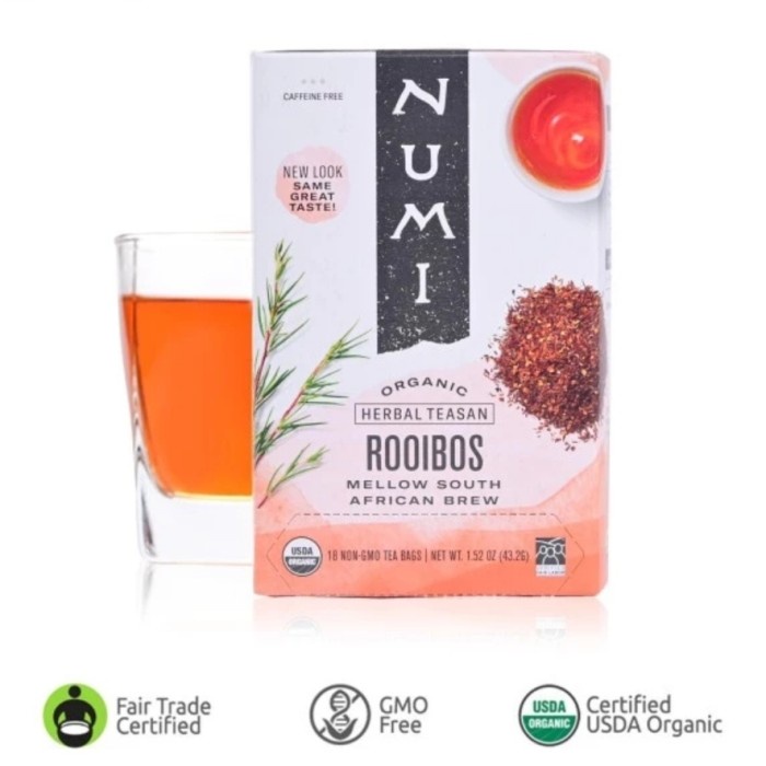 

NUMI ORGANIC ROOIBOS TEA 43.2GR