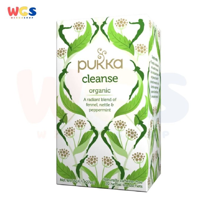 

Pukka Tea Cleanse Organic A Radiant Blend of Fennel Peppermint 20s 36g
