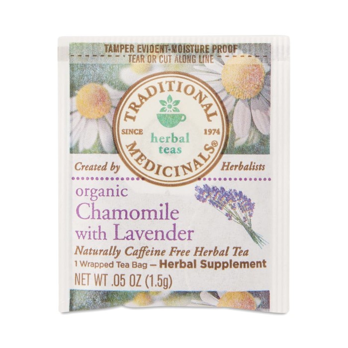 

Traditional Medicinals Organic Chamomile with Lavender Tea SINGLE Pack