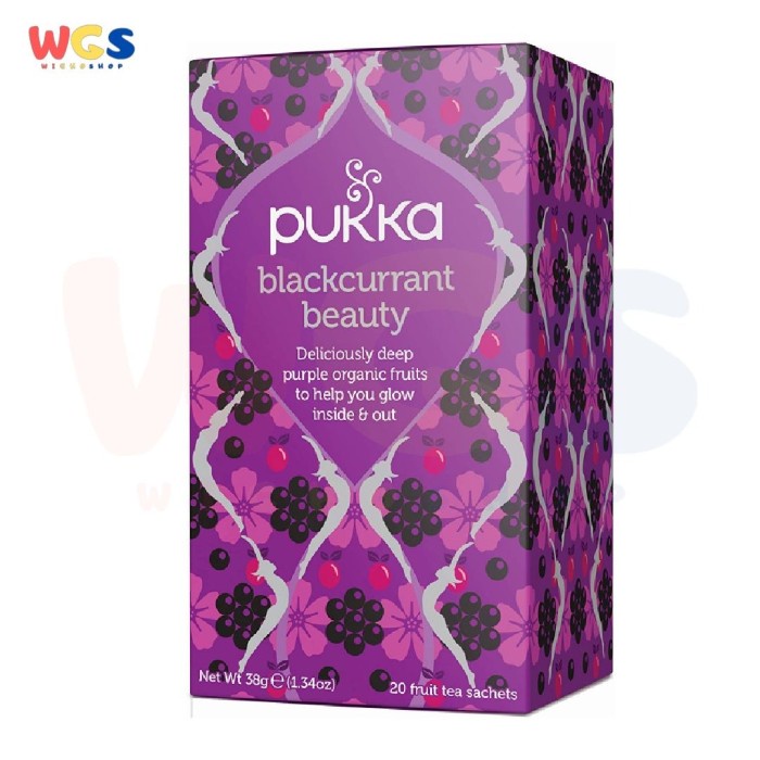 

Pukka Tea Organic Blackcurrant Beauty Caffeine Free 20 Sachets 38g