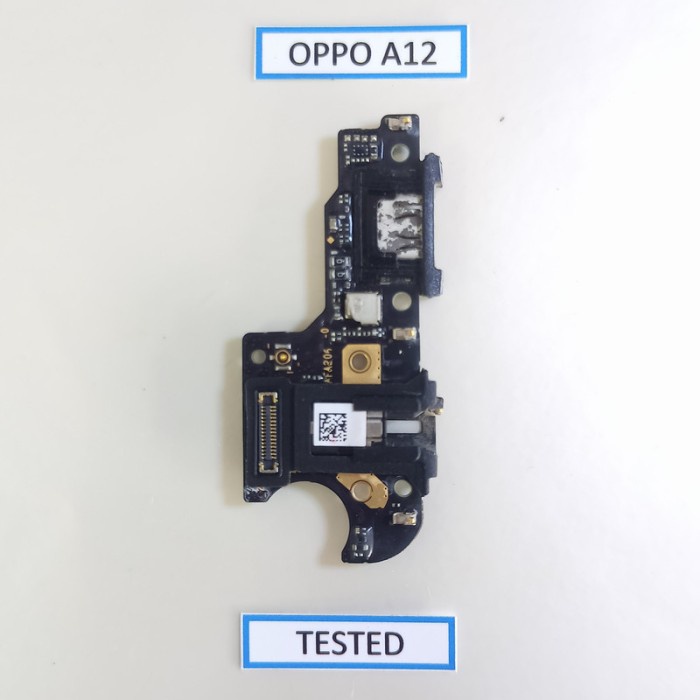 Konektor Cas Oppo A12 Original Copotan