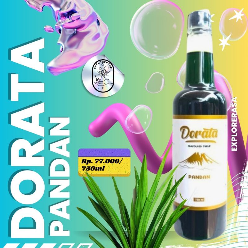 

Dorata syrup rasa Pandan isi 750 ml