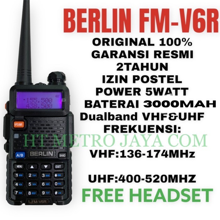 BARU! HT BERLIN FM V6R ORIGINAL TERBARU