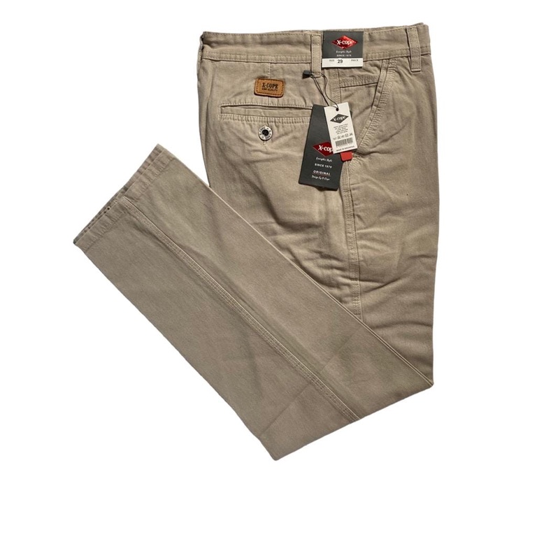 Celana Panjang Pria Katun Standar Reguler Kanvas Kualitas CARDINAL Merk X.COPE 100 % Original Trend 