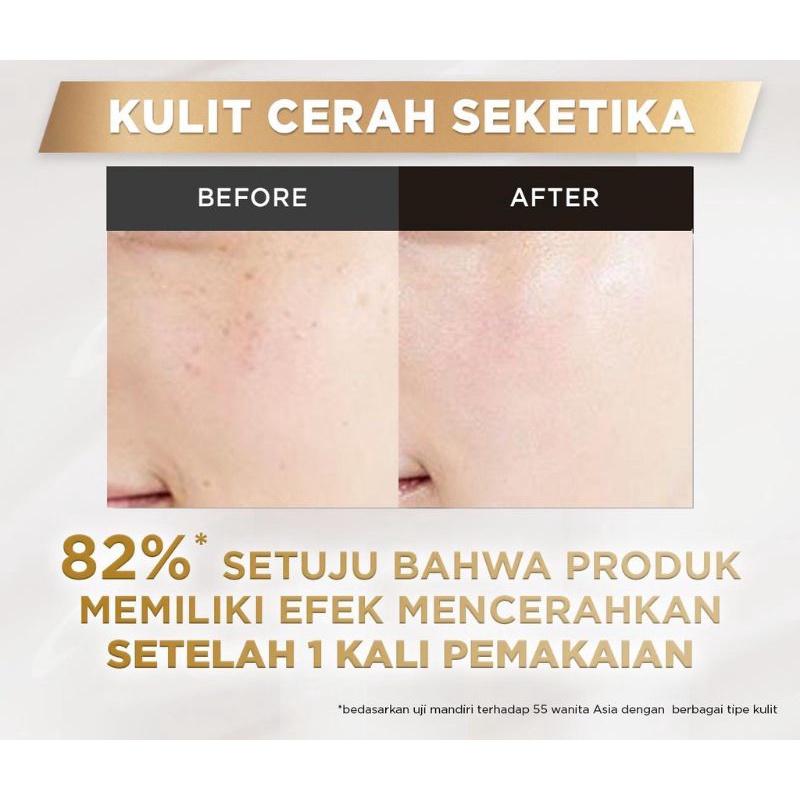 Uv Defender L'Oreal Serum Protector Sunscreen Bright & Clear Spf50 - Loreal Uv Defender Skincare