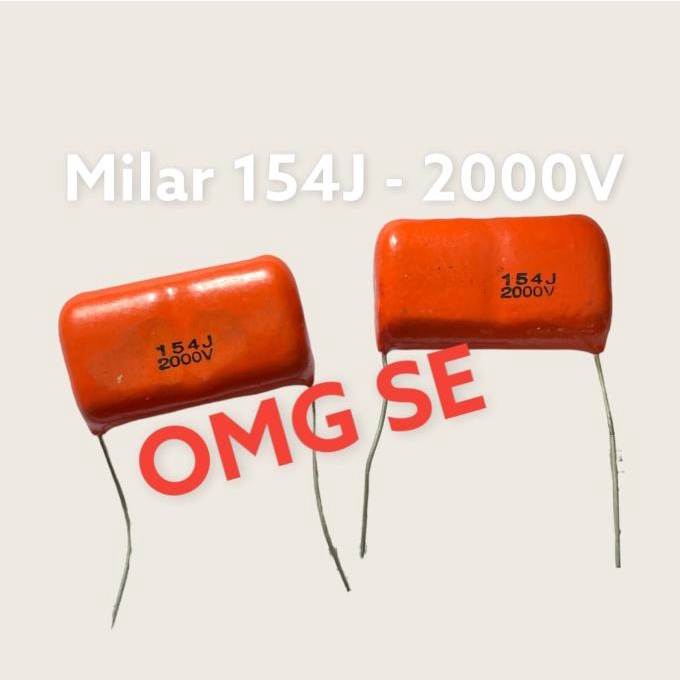 @@@@] Capacitor kapasitor milar 154J 2000V