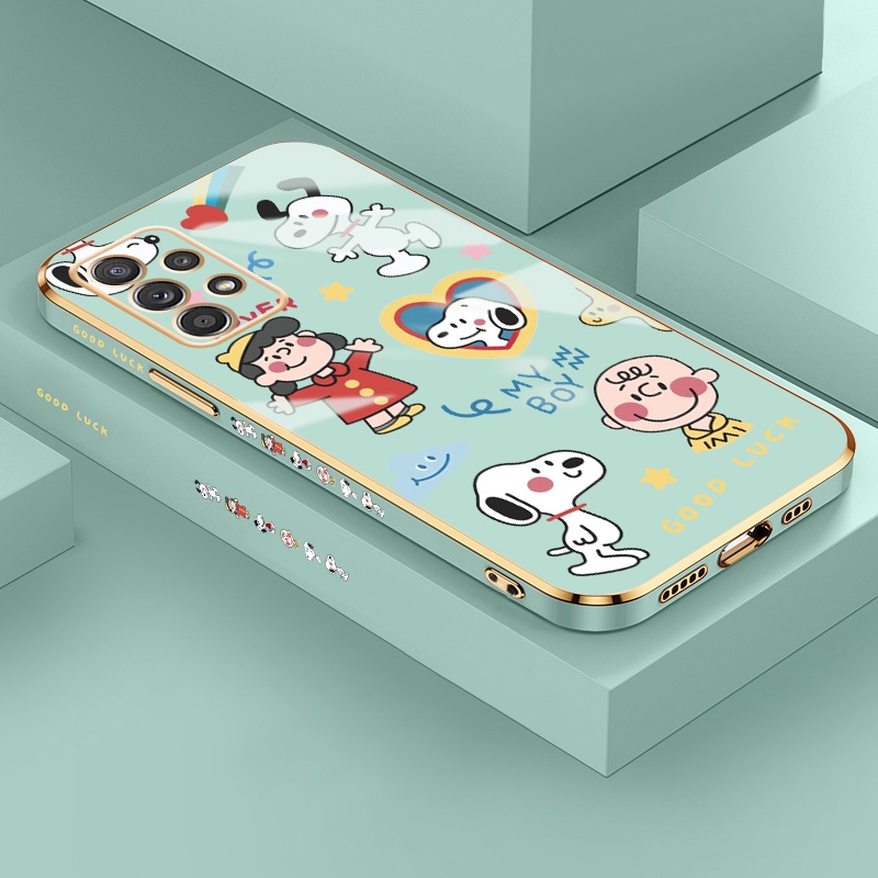 Casing Ponsel untuk Samsung A52 5G A52s 5G A51 M40s M51 Case HP desain baru pola kartun Snoopy Softc