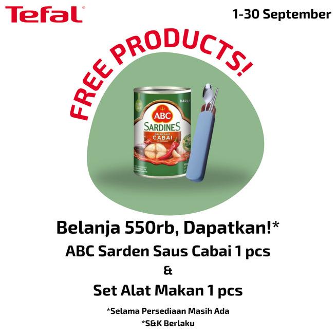 Tefal Natura Wokpan 32Cm+ Lid Wajan Anti Lengket