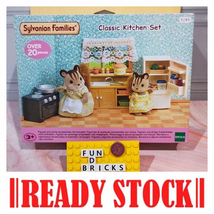 Sylvanian Classic Kitchen Set Ready