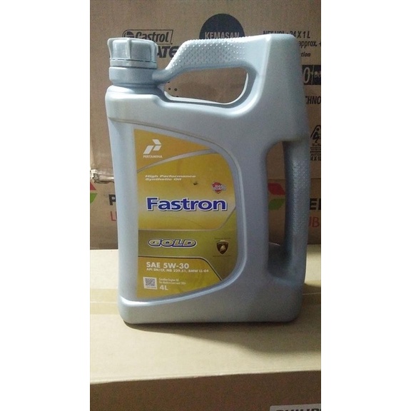Oli Mesin Mobil Fastron Gold 5W-30 Nano Guard Asli Pertamina 4 liter terbaik