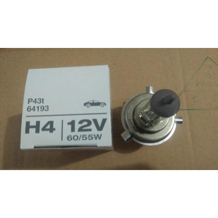 Lampu Bohlam Depan Besar Mobil Halogen Bulb H4 Osram 12V 60/55W 800pc terbaik