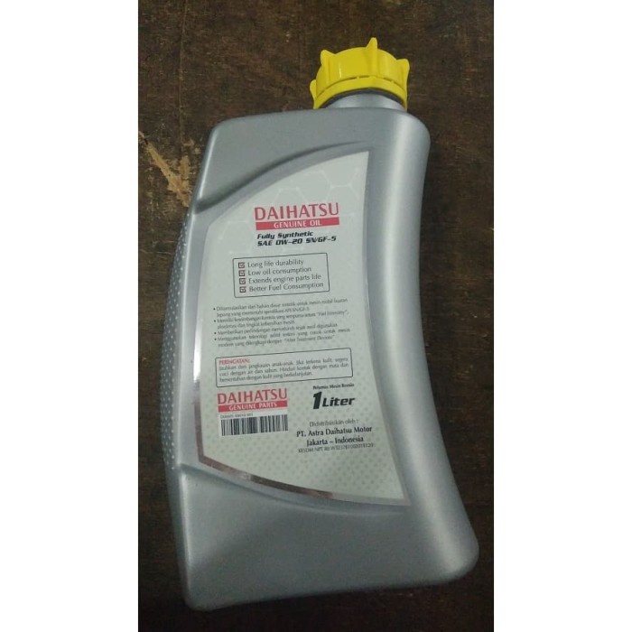 Oli Mesin Mobil Daihatsu DGO 0W-20 API SN GF-5 Full Sintetik 1 Liter terbaik