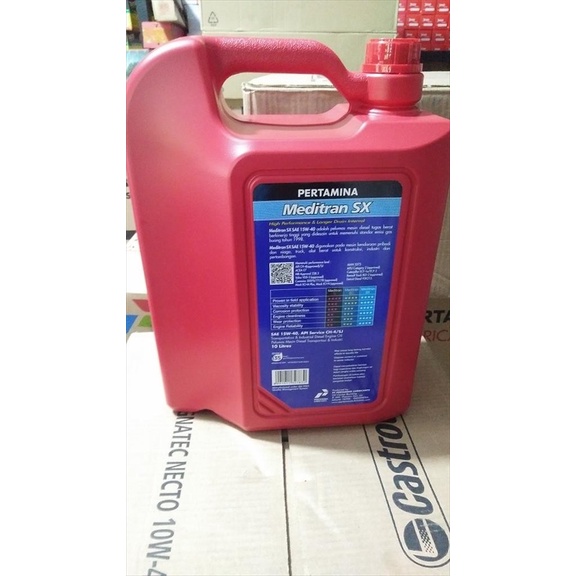 Oli Mesin Mobil Diesel Meditran SX 10 Liter terbaik