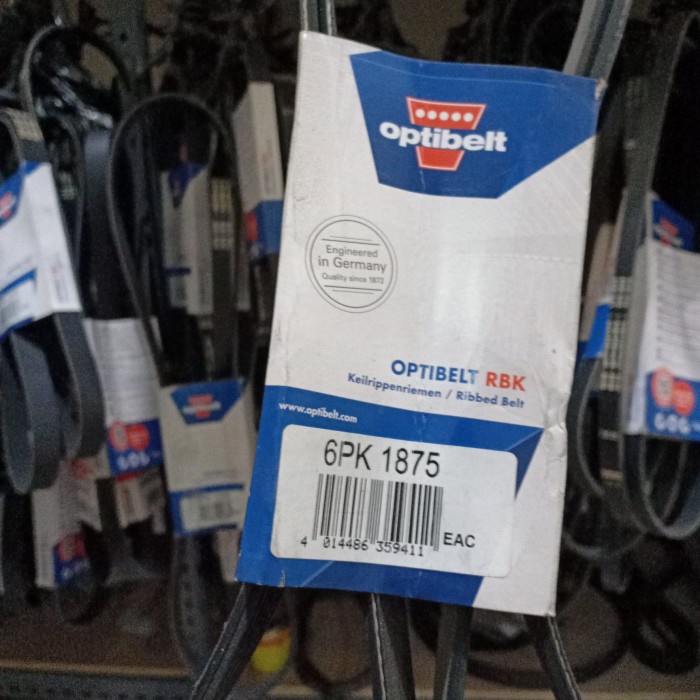 fanbelt CHEVROLET AVEO 6PK1875 6PK 1875 (AC / PS / ALT) optibelt star