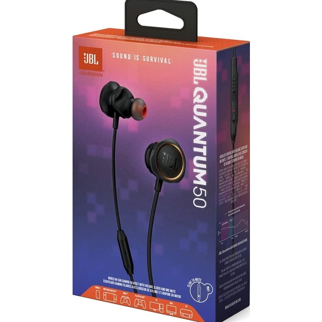Jbl Quantum 50 Wired In-Ear Gaming Earphone