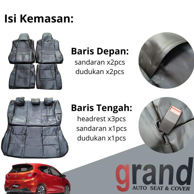 Sarung Jok Cover Jok Mobil Brio Satya Full Set Grand Original Premium