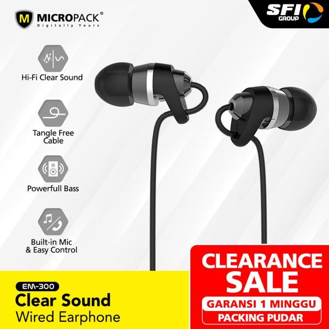 Micropack Earphone / Headset With Mic (Em-300)