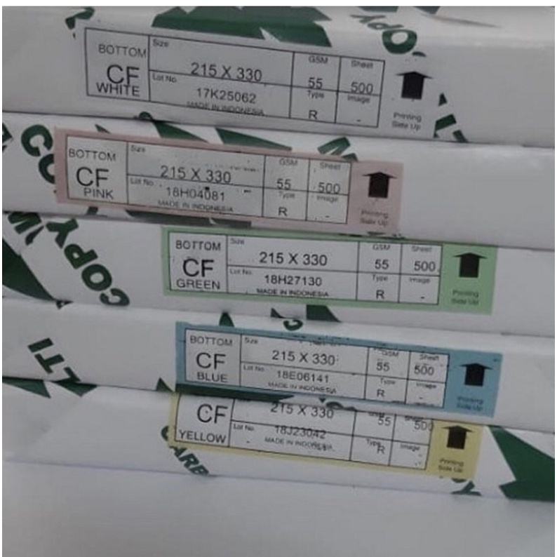 Kertas Ncr Bottom Mc Isi 500 Lembar