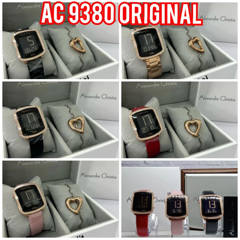 JAM TANGAN ALEXANDRE CHRISTIE AC9380 / AC 9380 FREE GELANG / KALUNG ORIGINAL