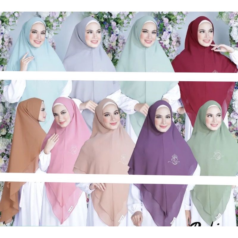 Hijab Syar'i Seruty Jumbo/ Jilbab Seruty Syar'i/ Khimar Seruty Murah
