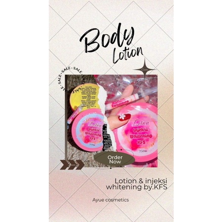 LOTION INJEKSI WHITENING KFS ORIGINAL