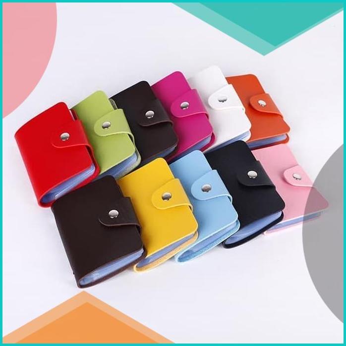 

Dompet Kulit Kartu 24 Kartu Slot Card Holder Kulit Import 20JVLZ3 accessories
