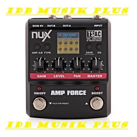 Efek Gitar Nux Amp Force Original Garansi Resmi
