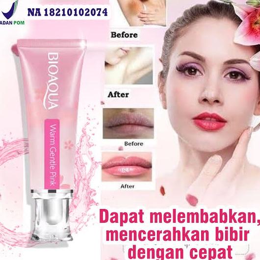 BIOAQUA GENTLE PINK NENHONG CREAM 30GR PEMERAH BIBIR ORIGINAL BPOM