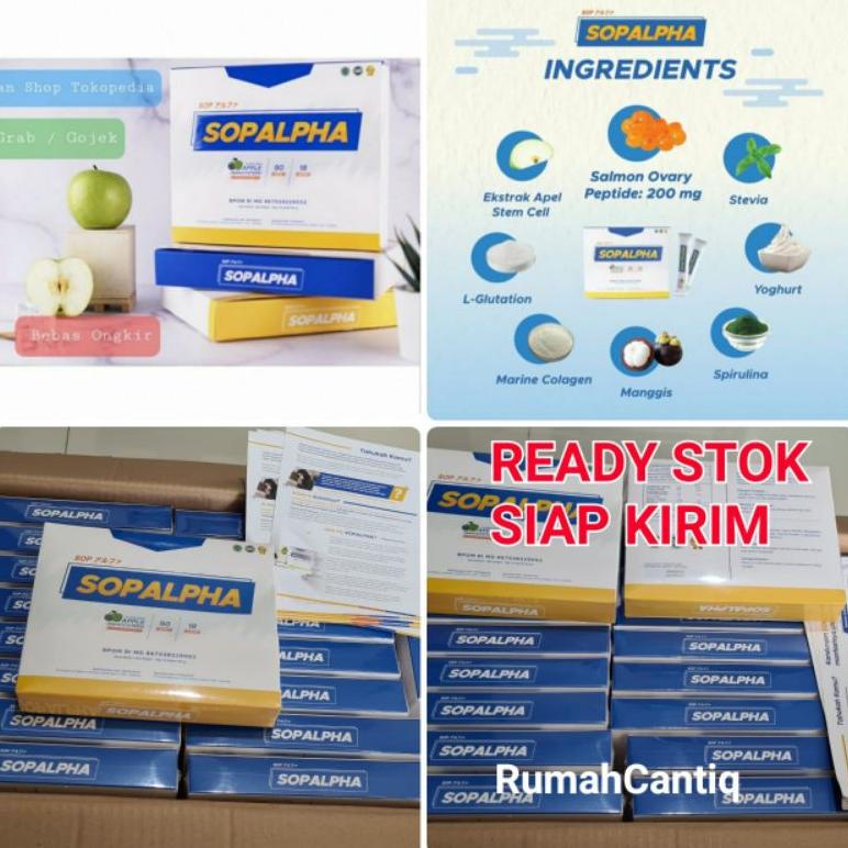 SOPALPHA BIOBOOST 1 BOX ISI 18 SACHET - SOP ALPHA ORIGINAL