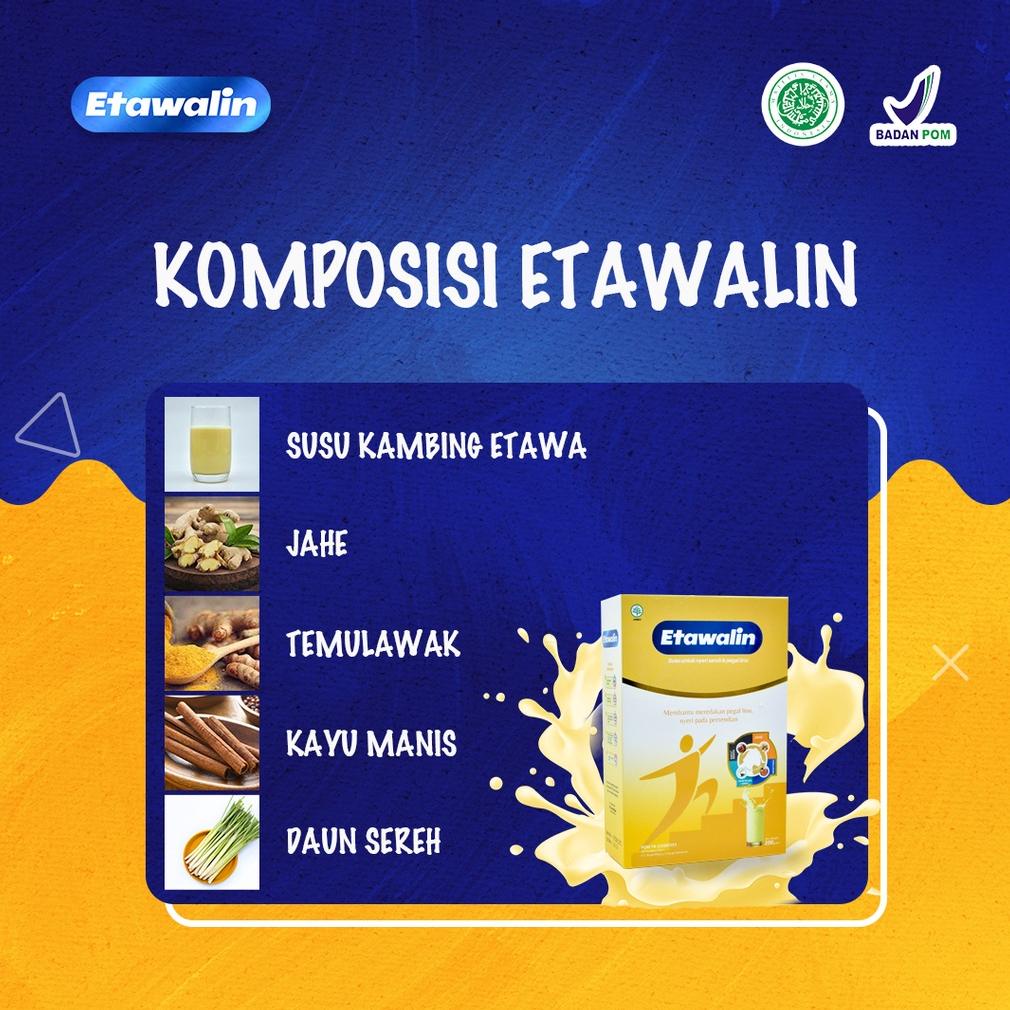 

BAYAR DITEMPAT Etawalin Susu Kambing Etawa Tingkatkan Kepadatan & Kesehatan Tulang Sendi Susu Anti Asam Urat Rematik Reumatik Nyeri Sendi. 200ml .,