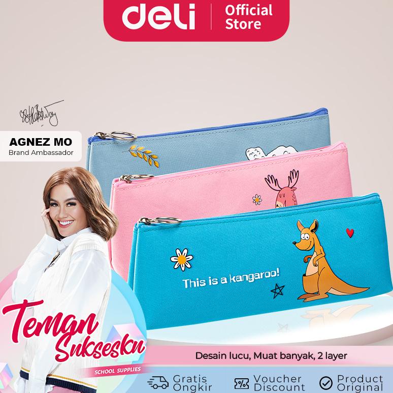 

Deli Tempat Pensil / Pencil Pouch Lucu Kapasitas Besar EH9XX
