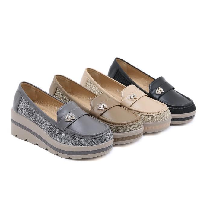 ELLORA EB-1217 SEPATU WEDGES WANITA IMPORT SEPATU KERJA WANITA