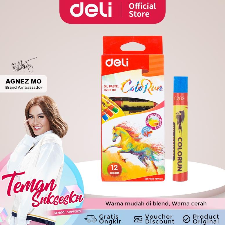 

Deli Oil Pastel Crayon 12 Warna kualitas tinggi untuk campuran warna sempurna EC20200