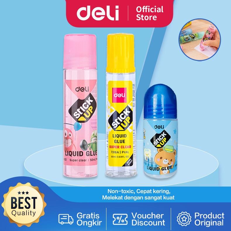

Deli Lem Cair Bening Liquid Glue, Cepat Kering, Mudah Dibersihkan Peralatan Sekolah Kantor Murah