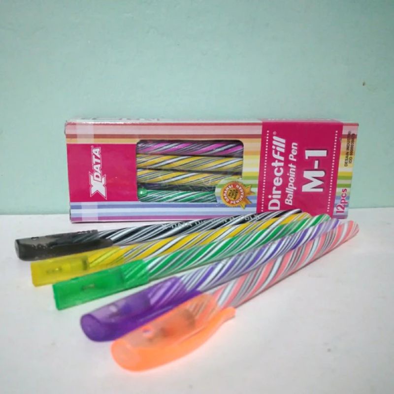 

XDATA PULPEN ULIR BOLPEN SPIRAL 1 pack isi 12pcs