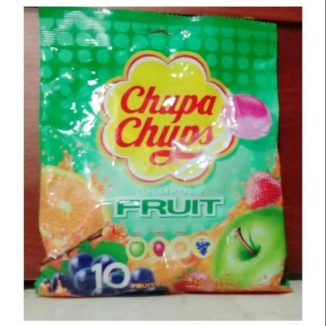 

Chupa Chups Lollipop Fruit - 10 Pcs