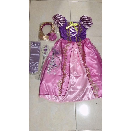 Gaun + Aksess / Kostum Princess / Kostum Anak Perempuan / Kostum Putri Disney / Dress Princess /