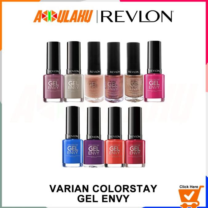 REVLON COLORSTAY GEL ENVY NAIL POLISH GEL KUTEK KUTEKS CAT KUKU