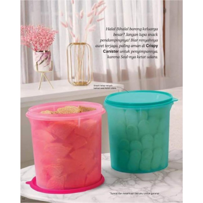 CRISPY CANISTER PROMO TUPPERWARE 5.5 LITER