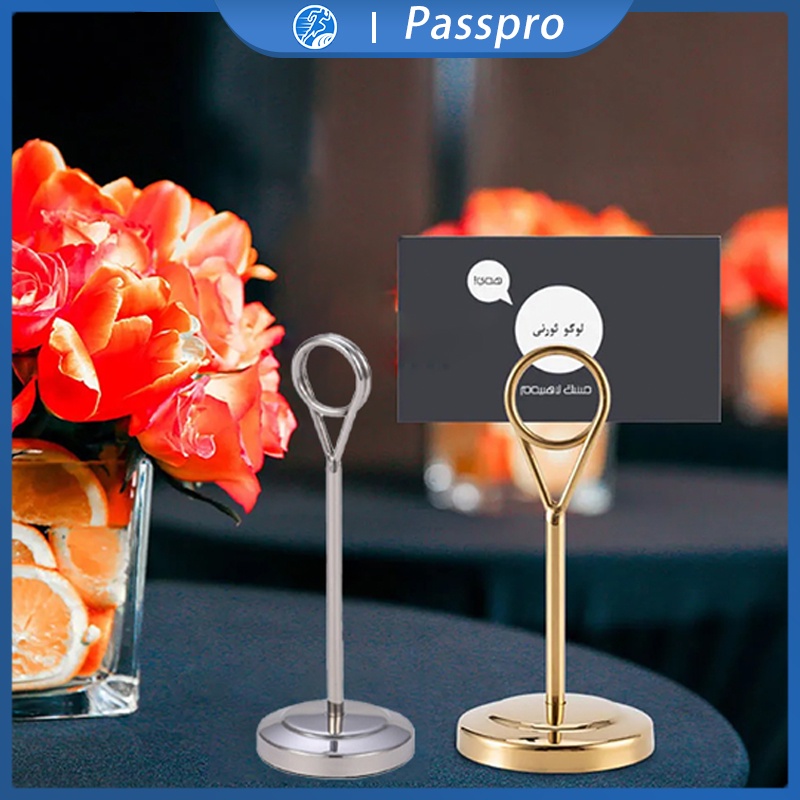 20cm Table Number Menu Stand / Tiang Nomor Meja Atau Card Holder / Table Number Holder Stand