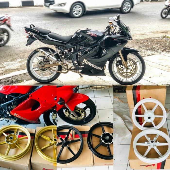 velg vrossi v rossi ninja r rr ring 17 lebar 250 300 tinggal pasang go