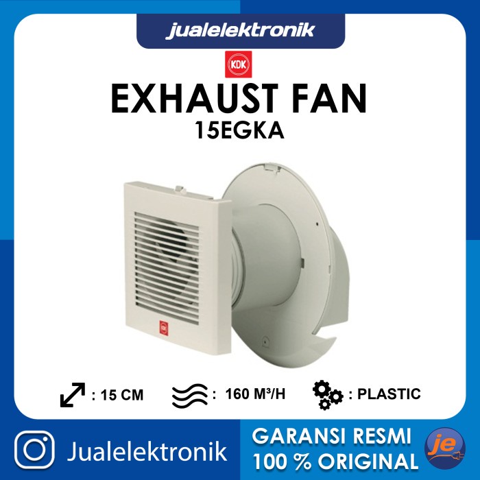 Kdk Exhaust Fan Kamar Mandi 6 Inch - 15Egka