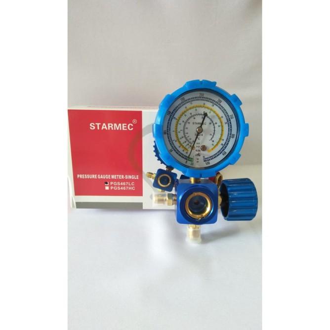 Paket Isi Freon R22 Yukio, Singel Manifold Glass, 2Selang 90Cm, Cantap
