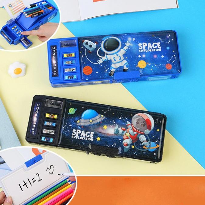 

Kotak Pensil Anak Dengan Kata Sandi Ganda Space Exploration