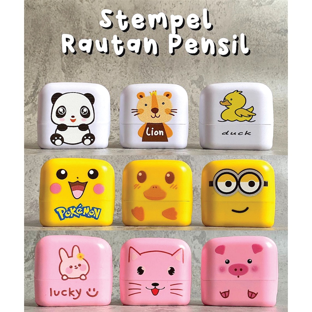 

Stamp / Custom Stamp / Stempel Rautan Pencil