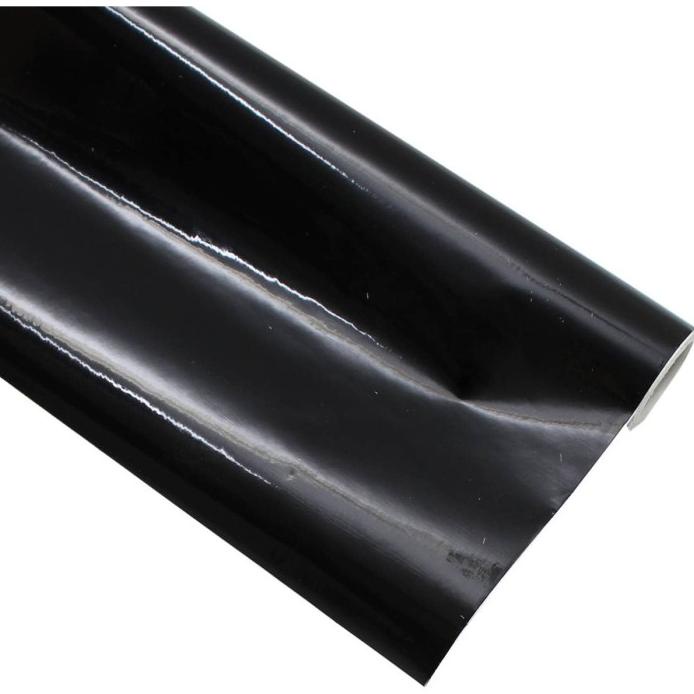 

Stiker Dasaran Black Glossy Hitam Kilap Vinyl Lentur Tahan Air 127 Cm Asli