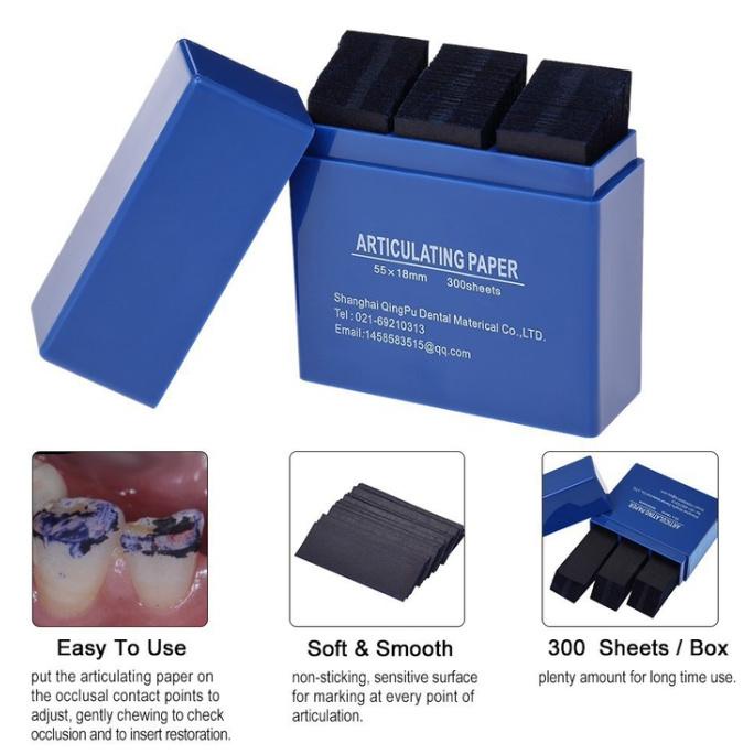 

300 Lembar / Box Kertas Artikulasi Articulating Paper Dental Marker